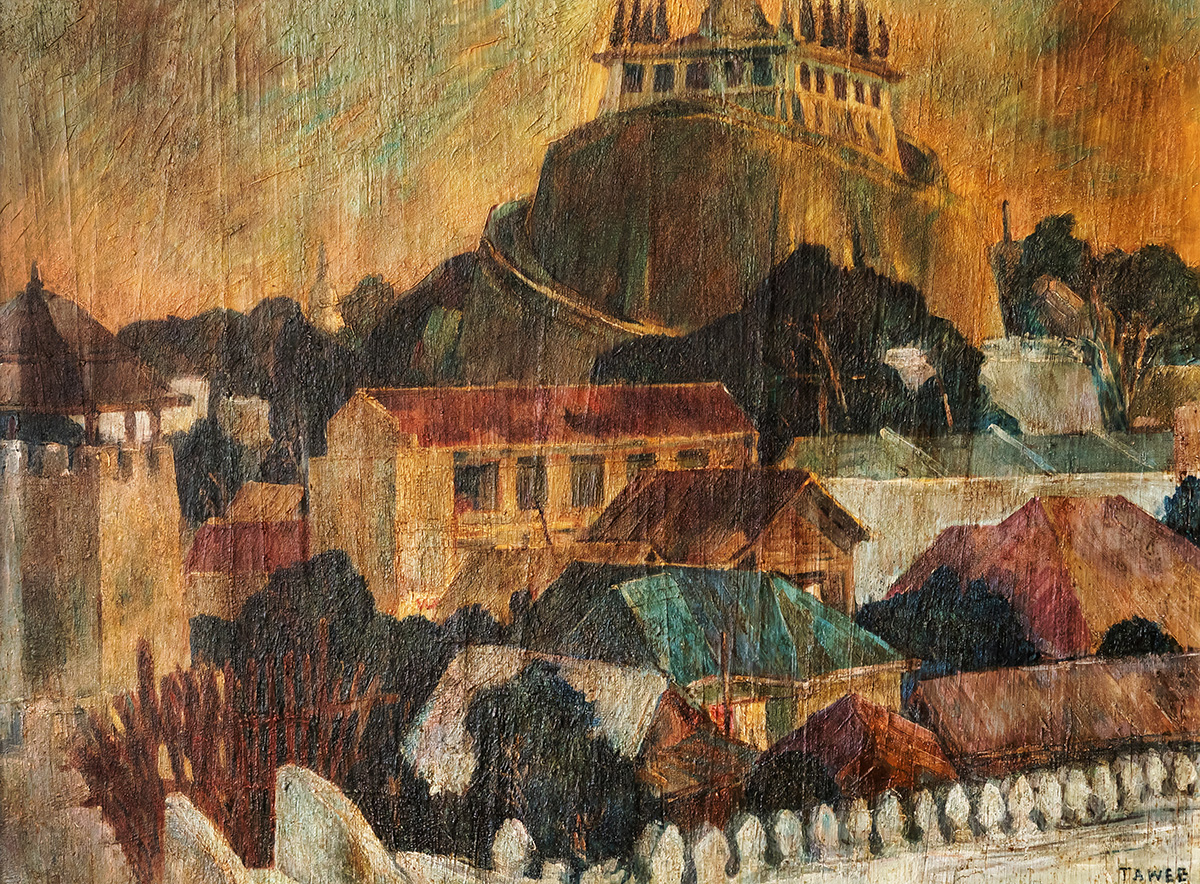 เส้นทางสุดวิบากของภาพภูเขาทอง