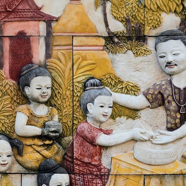 สงกรานต์ งานบุญของชาวบ้าน เมื่อ ๘๐ ปีมาแล้ว ชีวิตช่างเป็นสุขจริงหนอ