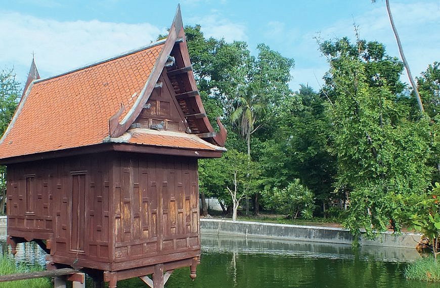 หอไตรฯ กลางน้ํา หอเก็บดวงใจพระพุทธศาสนา