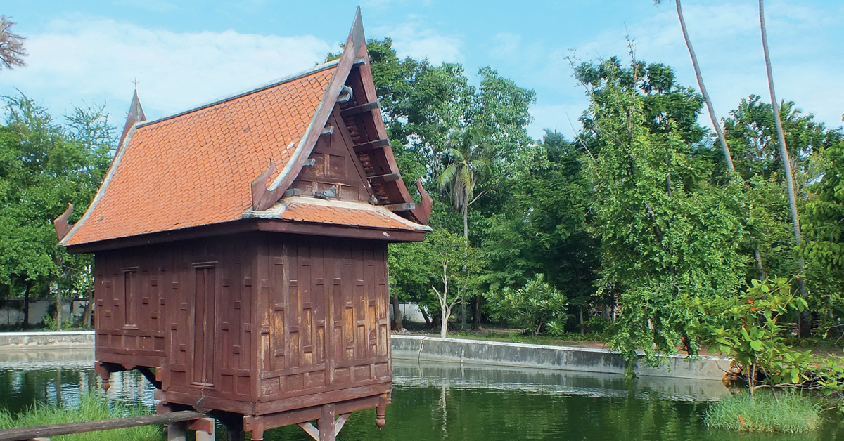 หอไตรฯ กลางน้ํา หอเก็บดวงใจพระพุทธศาสนา