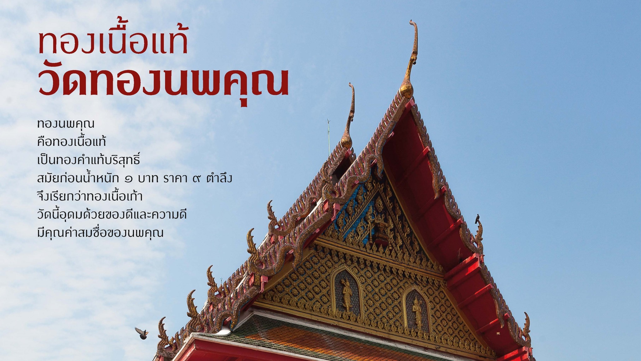 ทองเนื้อแท้วัดทองนพคุณ