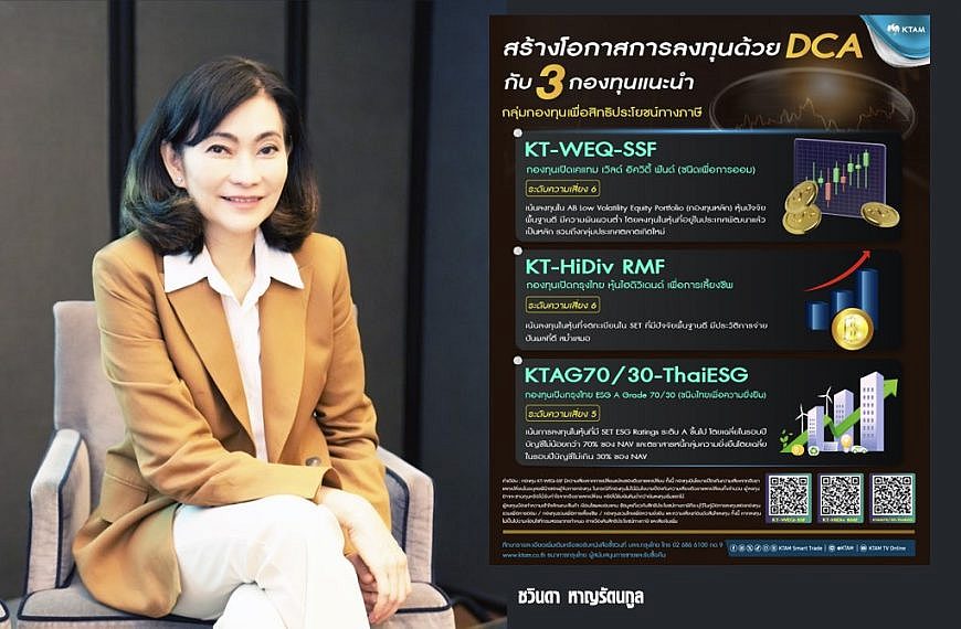สร้างโอกาสการลงทุนด้วย DCA กับ 3 กองทุนแนะนำ กลุ่มกองทุนเพื่อสิทธิประโยชน์ทางภาษี