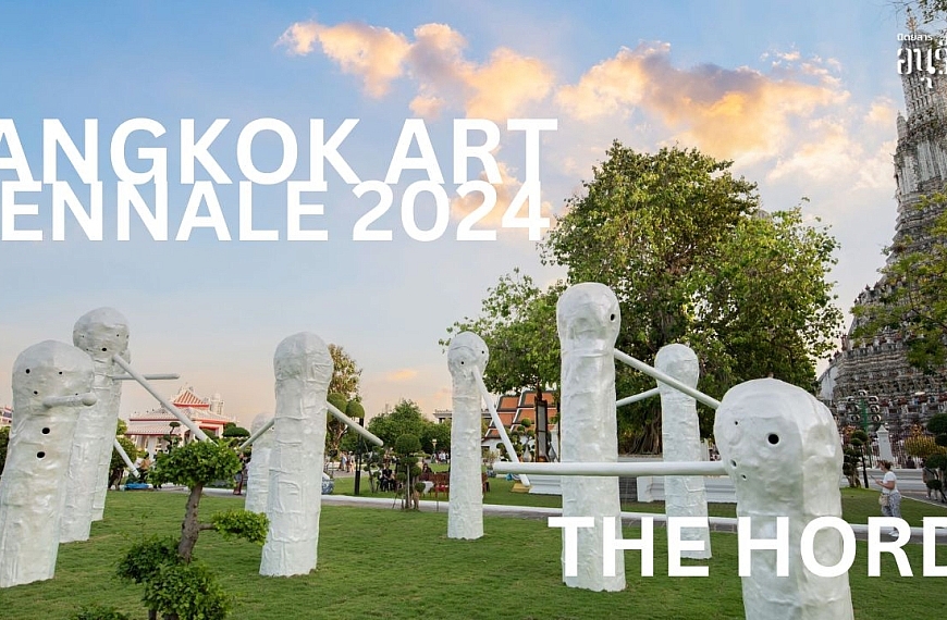 มาดูงานศิลปะยักษ์ที่วัดอรุณฯ “The Horde” ใน Bangkok Art Biennale 2024
