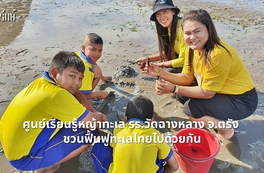 ศูนย์เรียนรู้หญ้าทะเล รร.วัดฉางหลาง จ.ตรัง ชวนฟื้นฟูทะเลไทยไปด้วยกัน