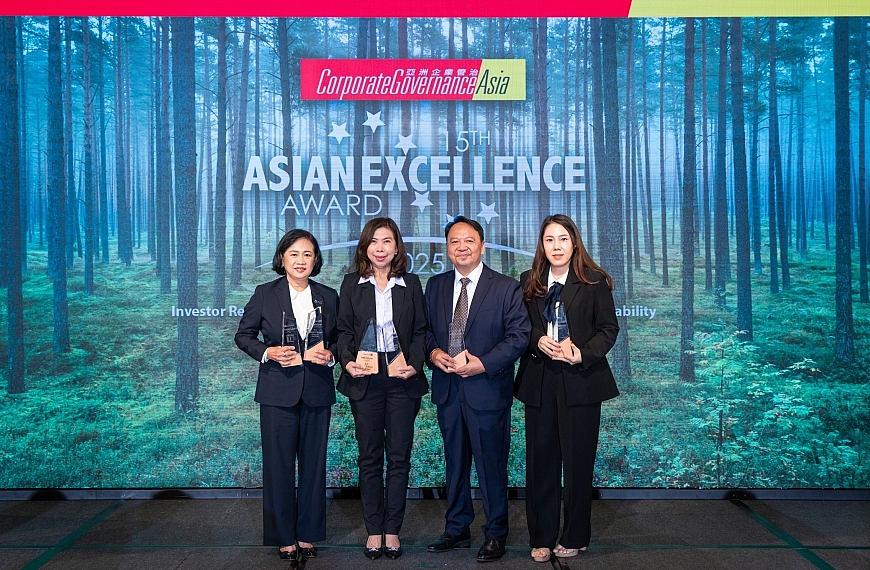 ปตท. คว้า 8 รางวัลแห่งความยอดเยี่ยม ครองสถิติมากที่สุดในไทย บนเวที Asian Excellence Awards
