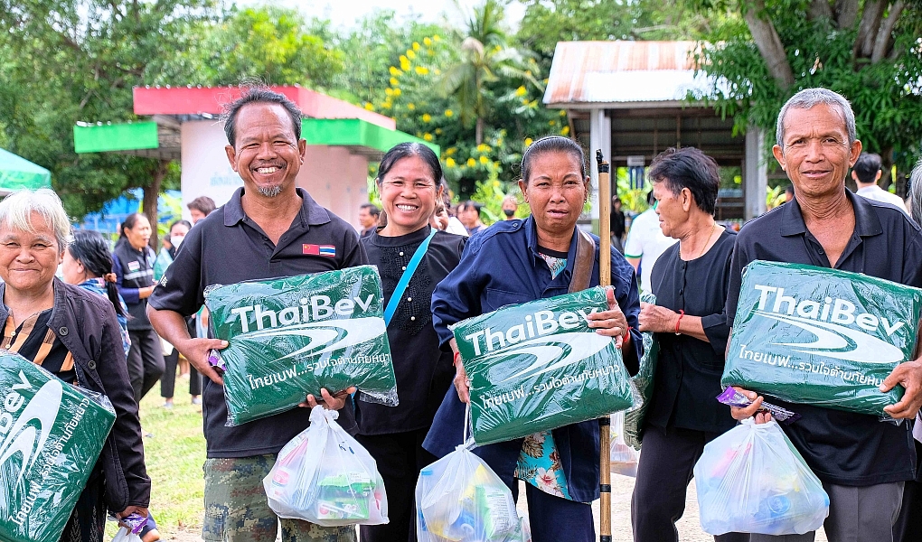 ชาว “ยโสธร-อำนาจเจริญ-อุบลราชธานี-ศรีสะเกษ”  หายหนาว รับไออุ่น “ผ้าห่มผืนเขียว” จาก โครงการ “ไทยเบฟ…รวมใจต้านภัยหนาว” ปี 26