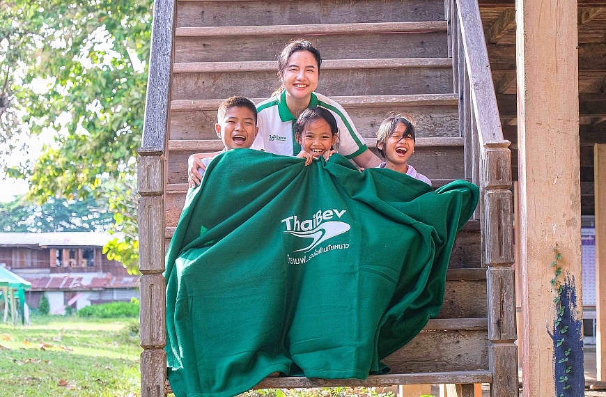 “ไทยเบฟ…รวมใจต้านภัยหนาว” มากกว่าความอบอุ่น เติมเต็มพลังใจ เสริมสร้างสุขภาวะที่ยั่งยืนให้กับประชาชนในพื้นที่ห่างไกล