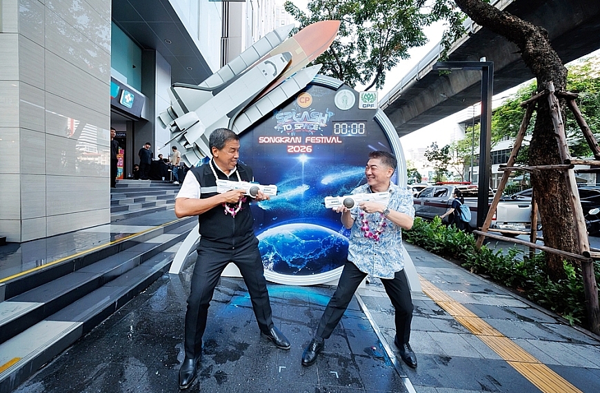 กทม. – CPF เปิด ‘CP Splash to Space’ ปั้นแลนด์มาร์กสงกรานต์สีลม ที่สุดแห่งความมันส์ทะลุอวกาศ