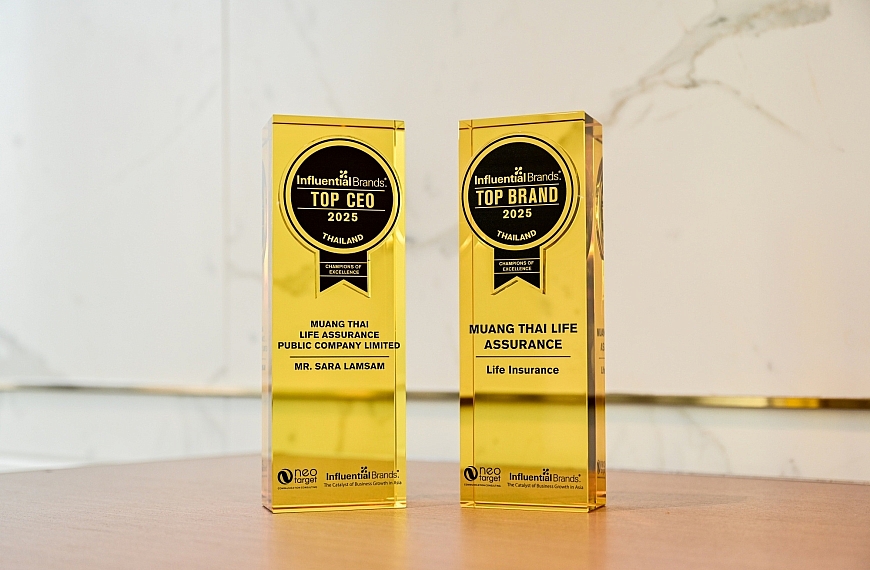 เมืองไทยประกันชีวิต คว้า 2 รางวัล 2025 ASIA CEO SUMMIT & AWARD CEREMONY สะท้อนความแข็งแกร่งของผู้นำองค์กรและแบรนด์ประกันชีวิต