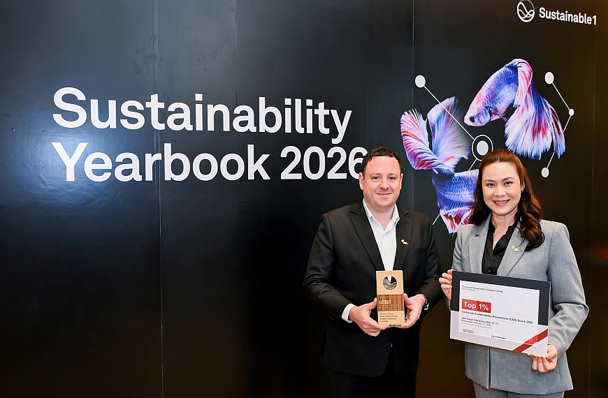 ไทยยูเนี่ยน รับรางวัล Top 1% ผู้นำความยั่งยืนอุตสาหกรรมอาหาร จากเวที S&P Global Sustainability Yearbook 2026&hellip;