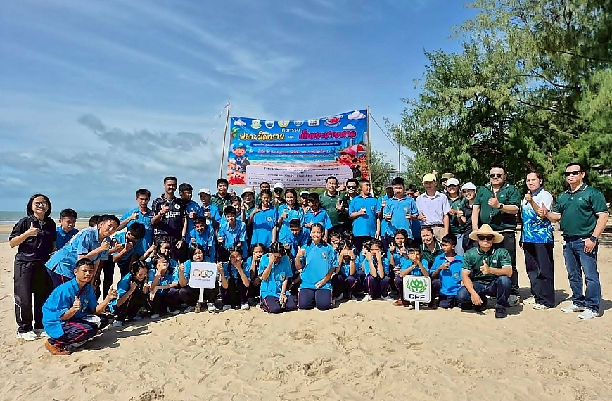 จากชายหาดชะอำ ถึงหาดสะพลี ซีพีเอฟผนึกเครือข่ายดูแลทะเลไทย