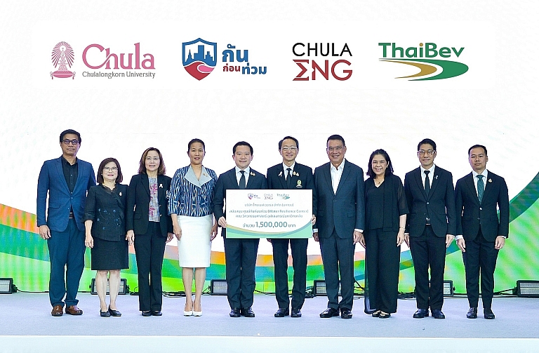 ไทยเบฟ สนับสนุนการดำเนินงานศูนย์กันก่อนท่วม จุฬาลงกรณ์มหาวิทยาลัย